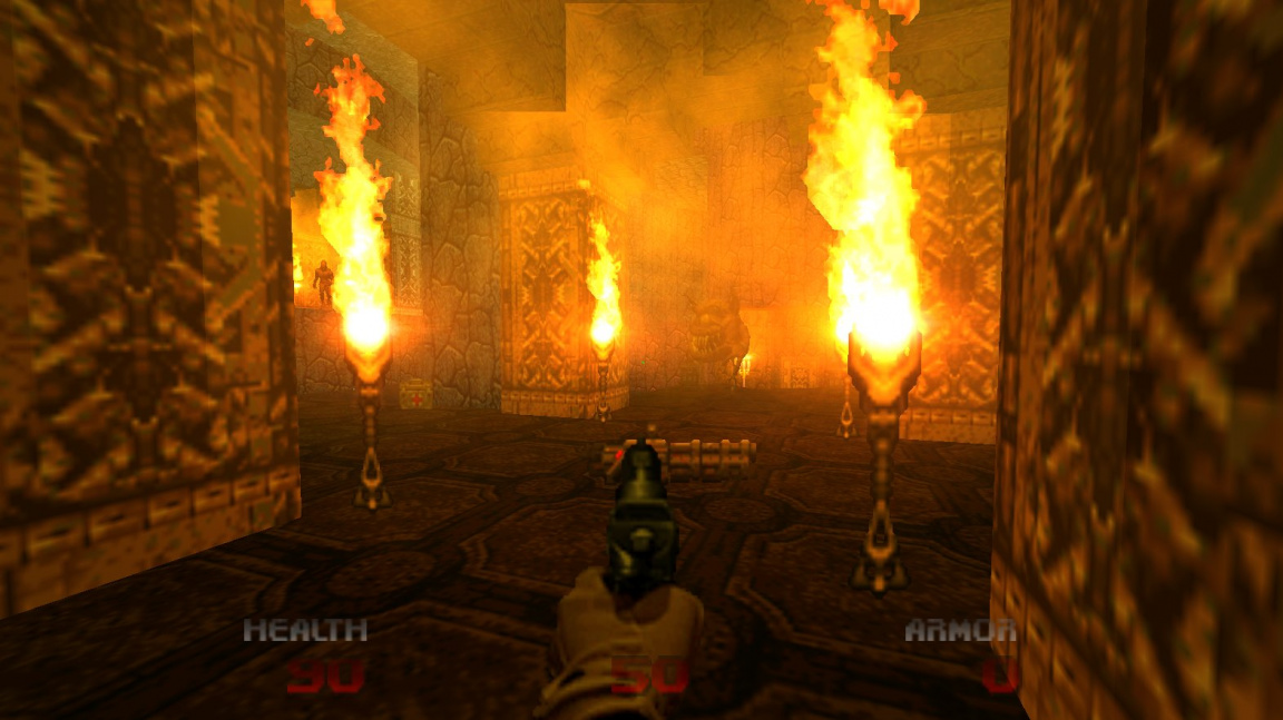 Zahrajte si Brutal Doom 64, moderní konverzi Dooma z Nintenda 64