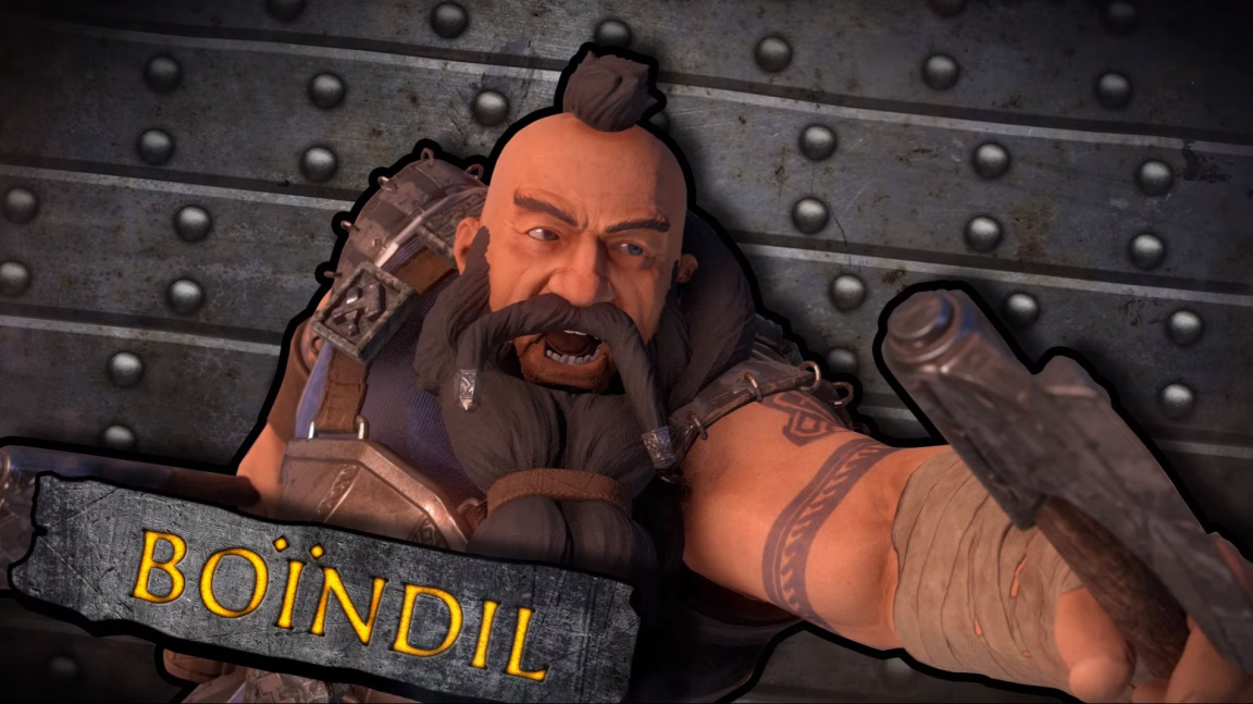 Trpaslík Boindil z The Dwarves má dvě sekery a divokou povahu