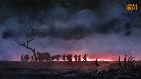 V kooperativní survival hře Grimm Forest chráníte osadu uprostřed strašidelného lesa