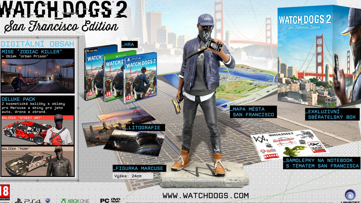 Vyhlášení výherců v soutěži o sběratelskou edici Watch Dogs 2, figurku Wrenche a další ceny