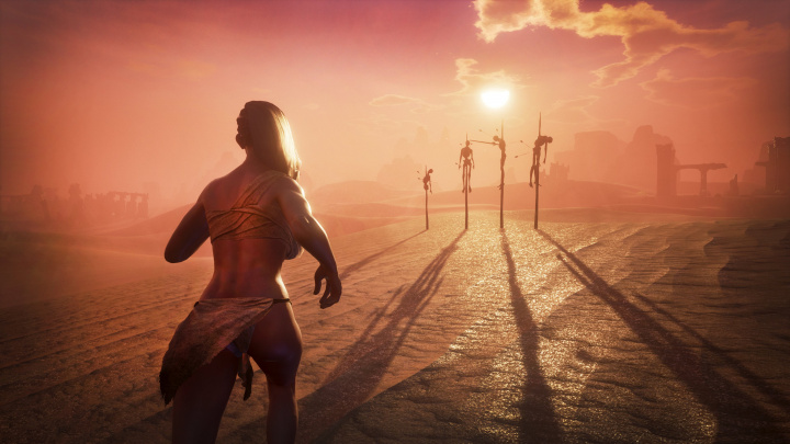 Conan Exiles ukazuje, jak přežít, získat otroky a nakonec vyvolat avatara svého boha