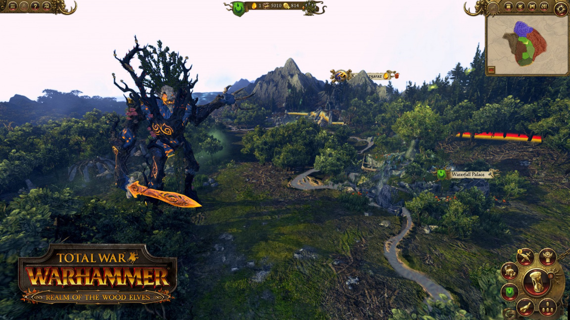 S novým datadiskem vytáhli na bojiště Total War: Warhammer lesní elfové