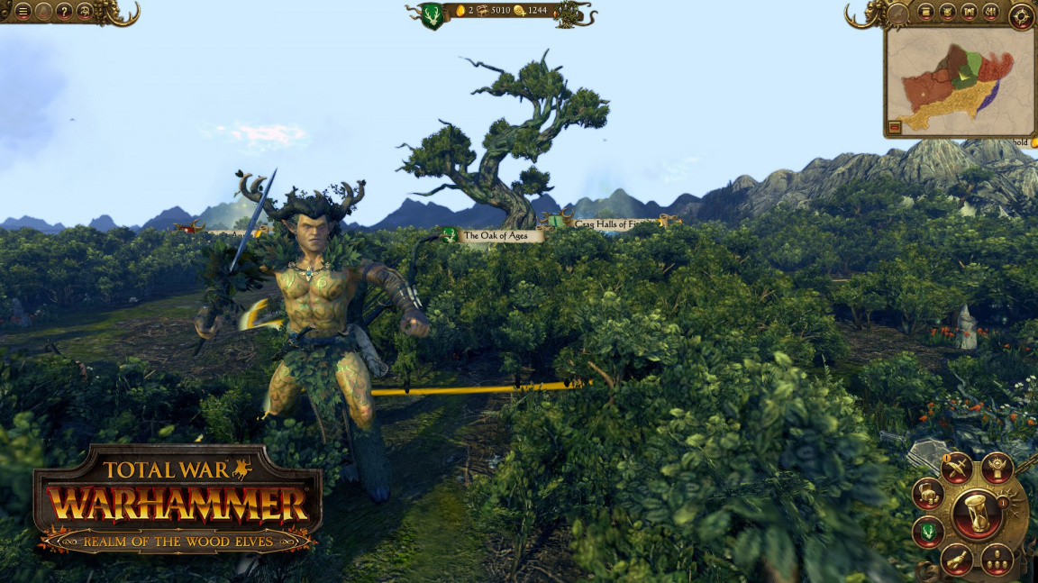 Do Total War: Warhammer napochodovali lesní elfové v čele s Orionem