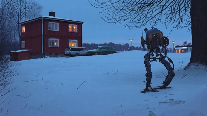 Tales from the Loop je papírové RPG ze švédského venkova plného obřích robotů