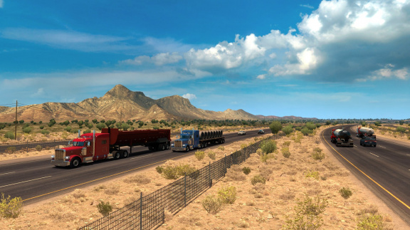 American Truck Simulator rozšířil patch s větším světem