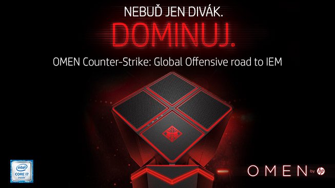 Vyhraj v OMEN CS:GO turnaji zájezd na Intel Extreme Masters 2017