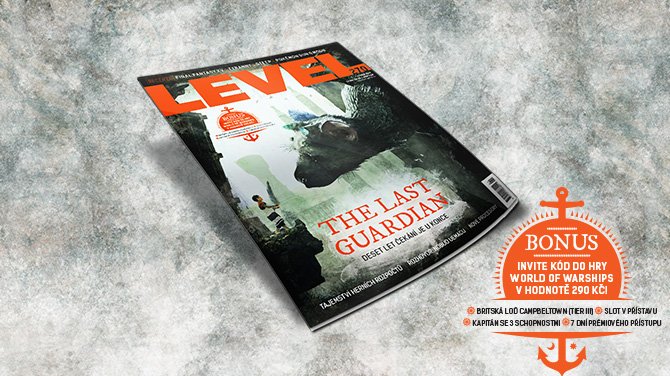Nový LEVEL 270: Nobuo Uemacu, The Last Guardian a kód s bonusy do World of Warships