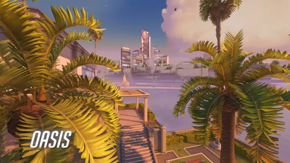 Overwatch dostal novou mapu v podobě pouštní idyly Oasis