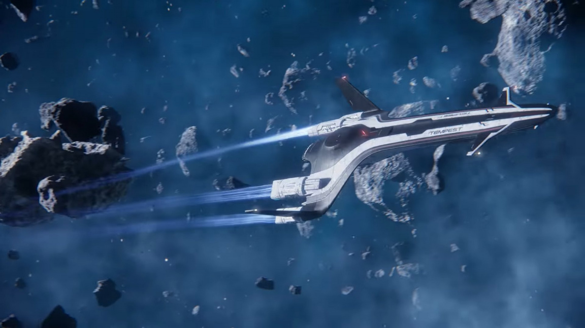 Trailer na Mass Effect: Andromeda představuje loď Tempest a vozítko Nomad