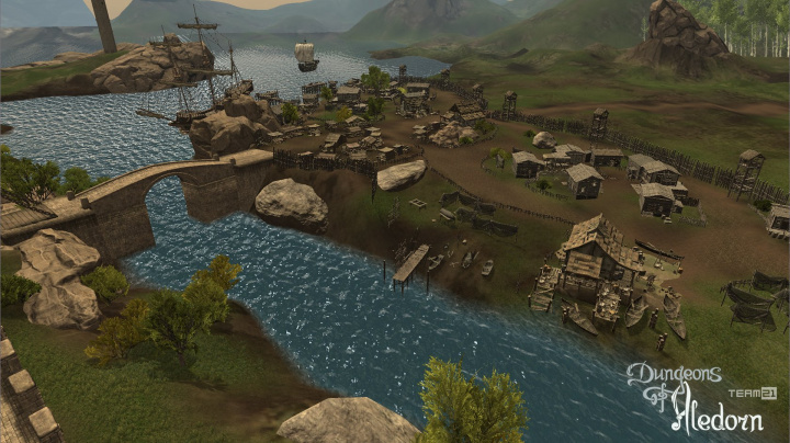 České RPG Dungeons of Aledorn představilo nové město a dvě videa ze hry