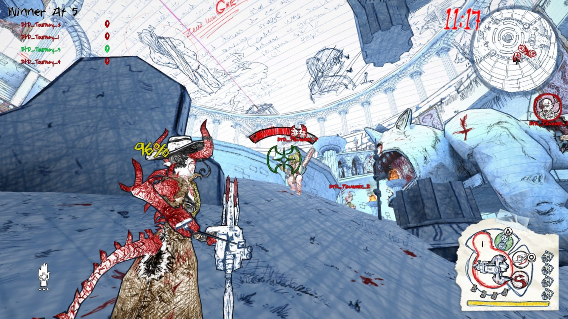 Tvůrce God of War přestavuje svou kreslenou střílečku Drawn to Death