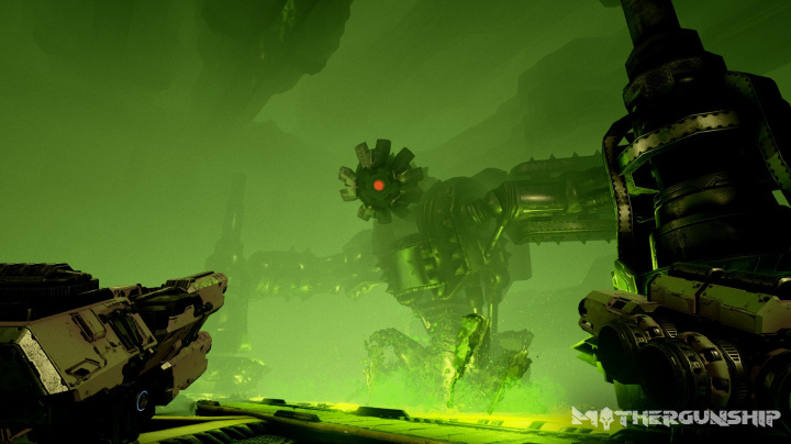 V Mothergunship si postavíte zbraň na míru a pak se jen věnujete zběsilé akci