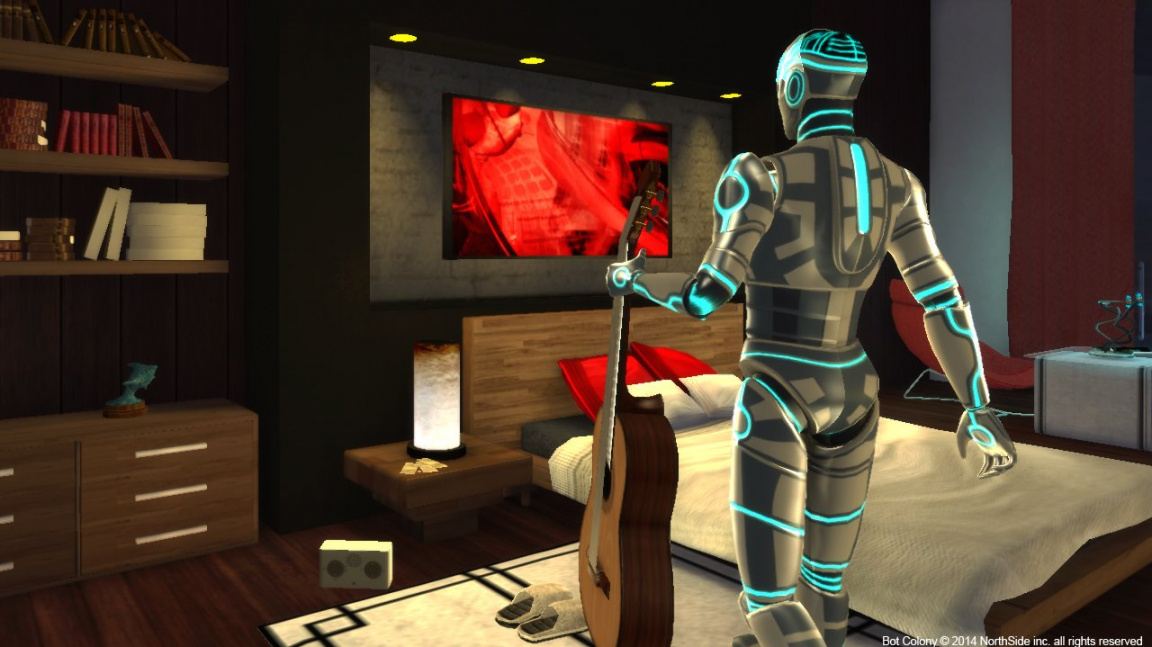 V Bot Colony konverzujete s inteligentními roboty pomocí psaní či vlastního hlasu