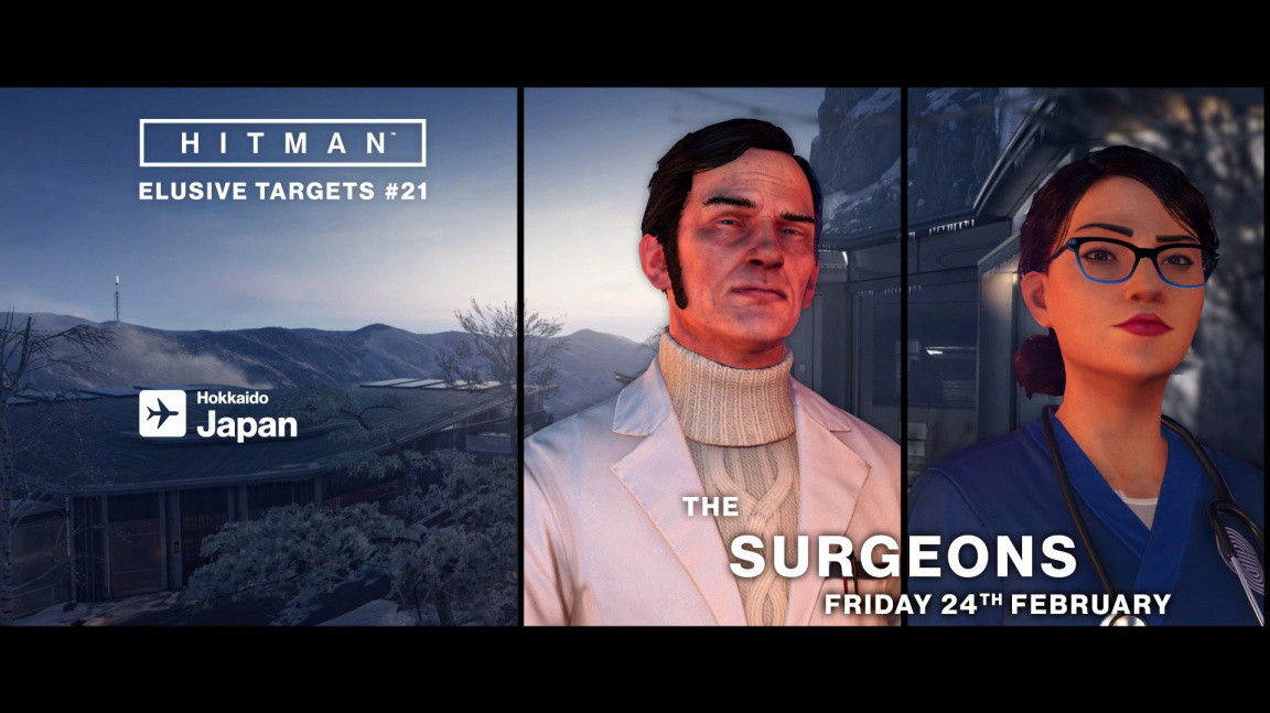 Novým dočasným cílem Hitmana jsou dva špičkoví chirurgové