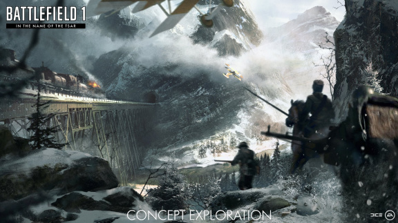 Budoucí DLC pro Battlefield 1 přinesou Rusy, obojživelný boj a nejstrašnější bitvy války