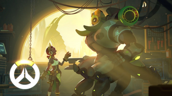 Čtyřiadvacátým hrdinou ve střílečce Overwatch je robotický tank Orisa