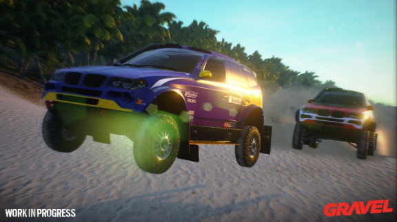 Gravel láká řidiče na exotické lokace, drsné off-roady a arkádové závodění