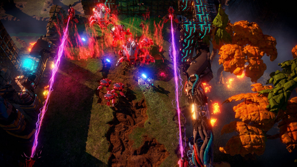 Frenetická akční střílečka Nex Machina od tvůrců Resogun vtrhla na PS4 a Steam