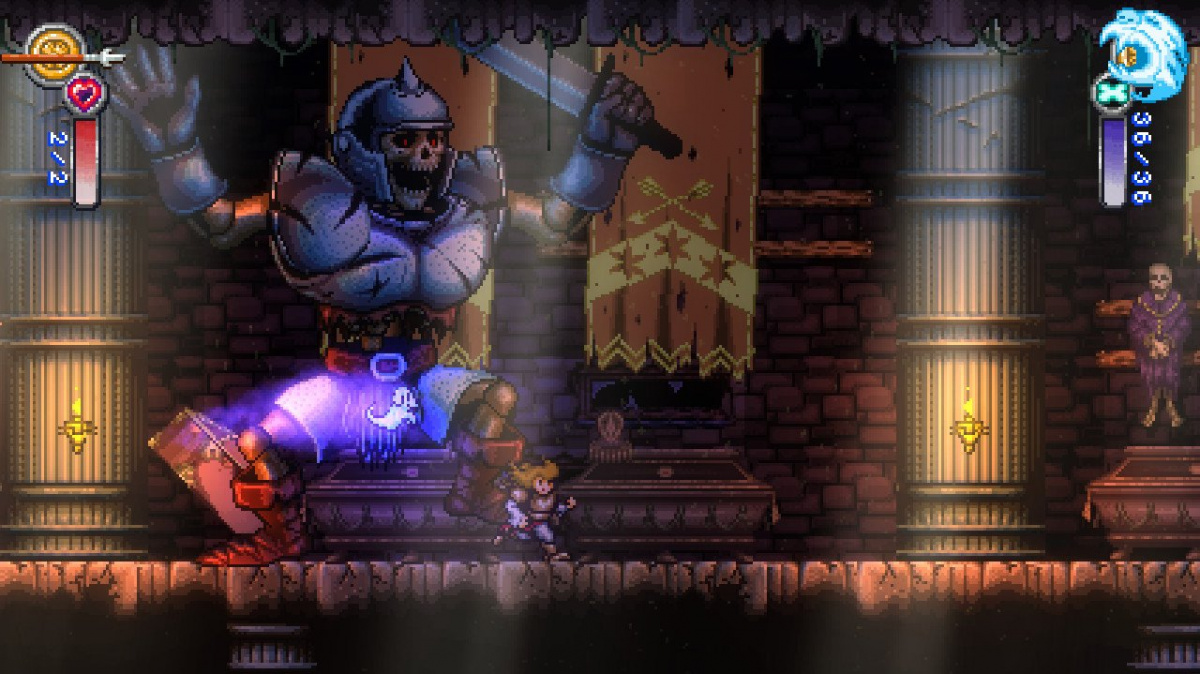 Táta s dcerou vyvíjejí retro akční plošinovku Battle Princess Madelyn