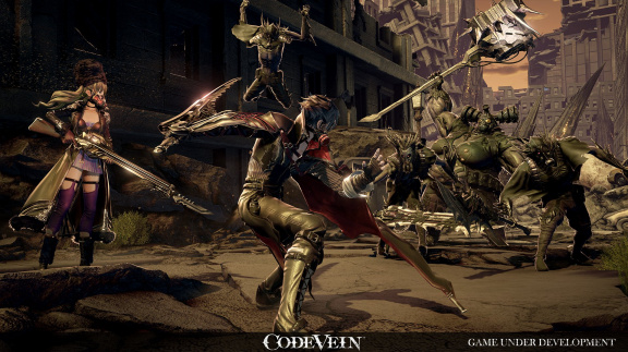 Code Vein na záběrech ze hry připomíná Dark Souls říznuté anime