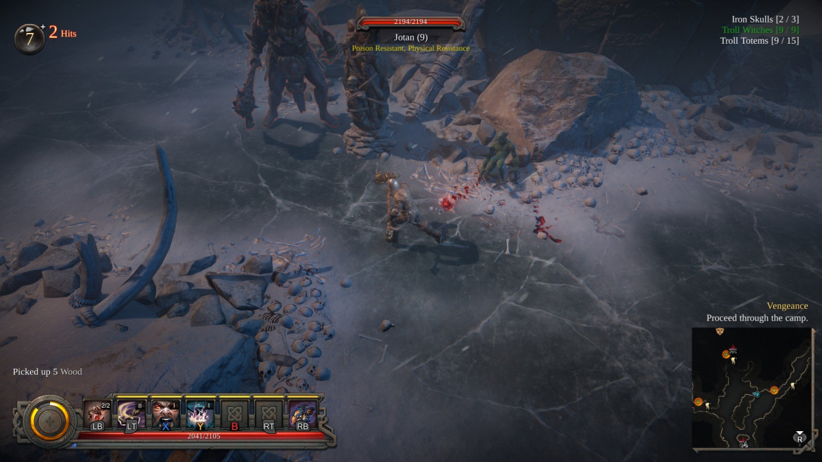 Do akčního RPG Vikings: Wolves of Midgard dorazila lokální kooperace a lepší New Game+