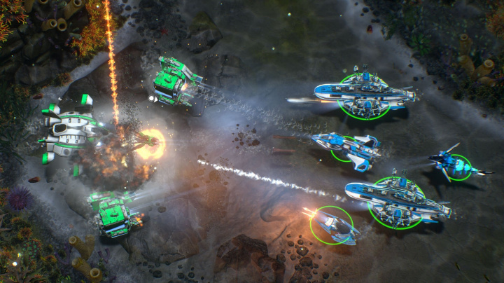 Subsiege mixuje pravidla real-time strategií a MOBA her na mořském dně
