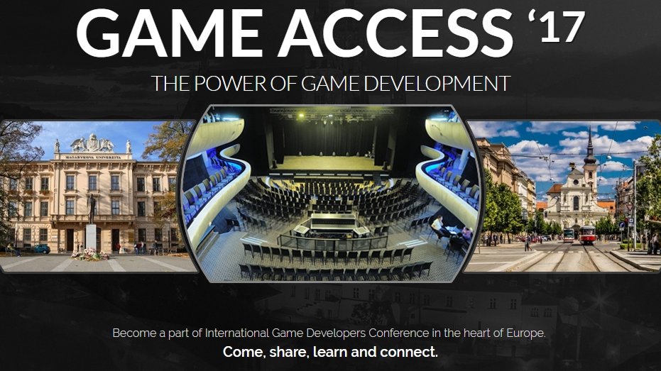 V Brně začíná konference herních vývojářů Game Access ‘17