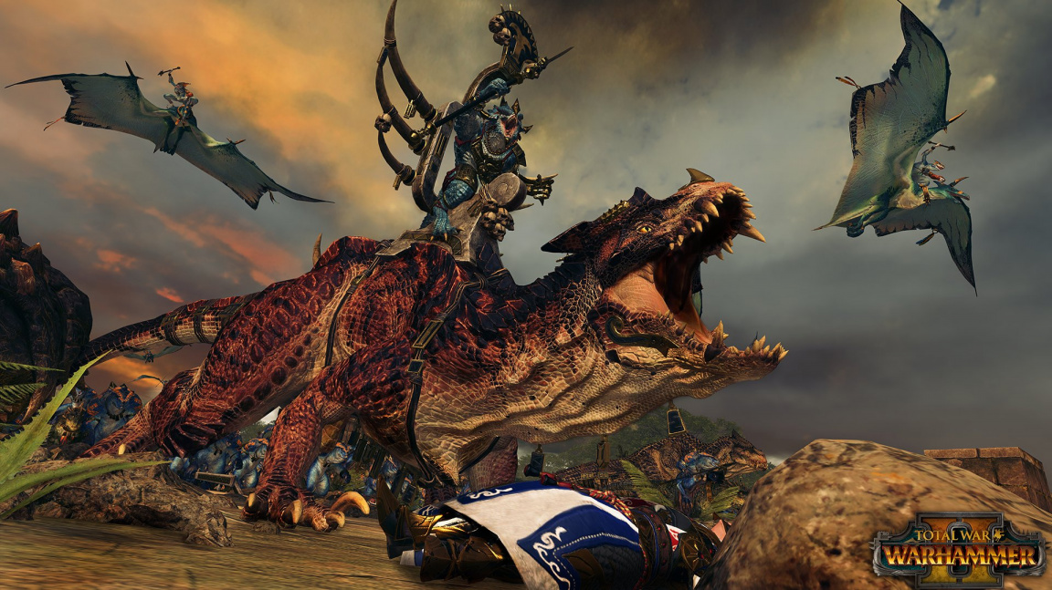 Lizardmeni z Total War: Warhammer II mají na své straně dinosaury a nebojí se je použít