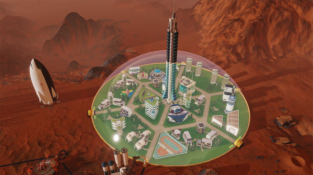 Tvůrci Tropica představili budovatelskou strategii Surviving Mars