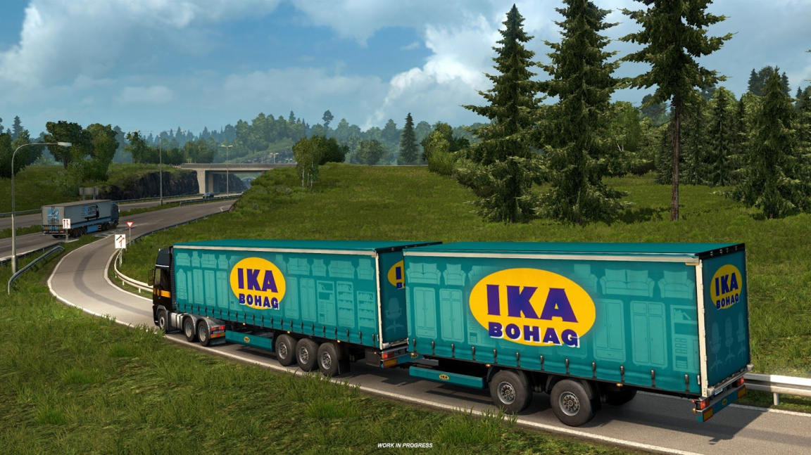 Řidiče kamionů v Euro Truck Simulator 2 čekají těžší náklady a víc přívěsů
