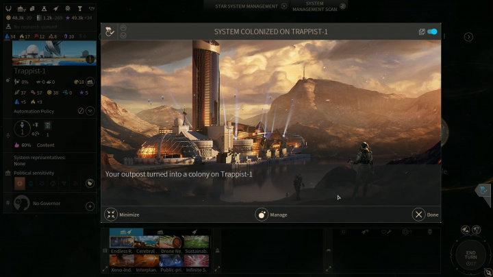 Endless Space 2 těsně před vydáním ukazuje nástrahy vesmírné kolonizace