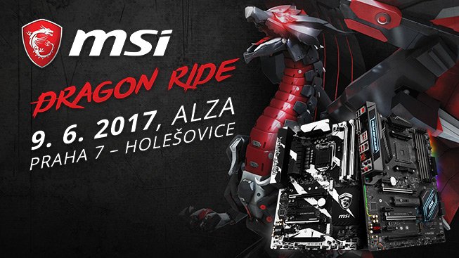 Prožij zdarma den s odborníky na MSI Dragon Ride no. 2