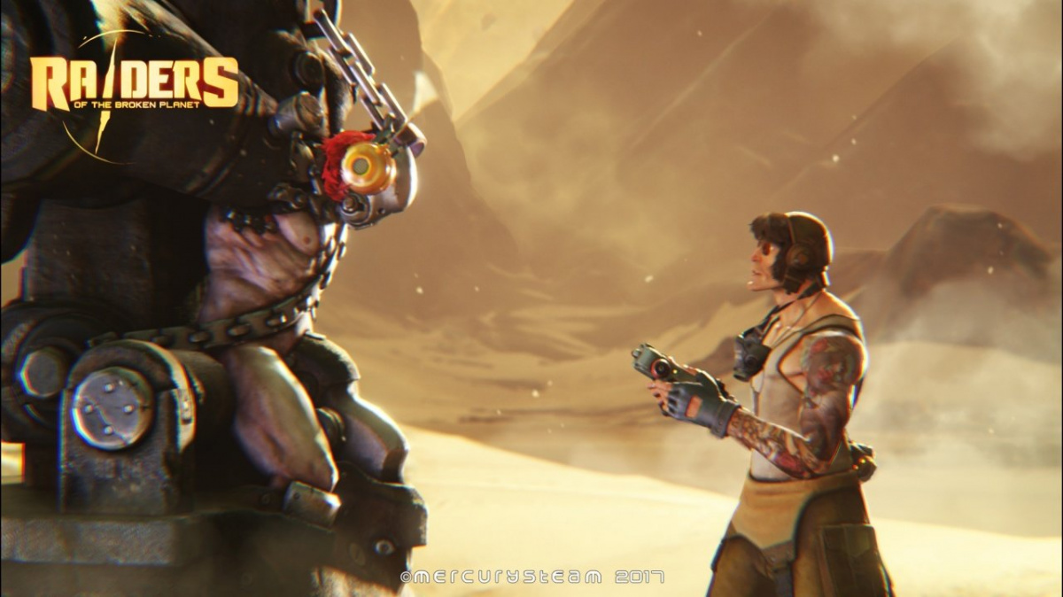 V online střílečce Raiders of the Broken Planet vám může misi překazit jiný hráč v roli záporáka