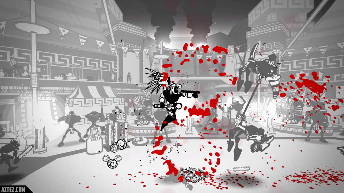 V létě konečně vyjde "aztécká" akce Aztez, spojující strategii s mlátičkou