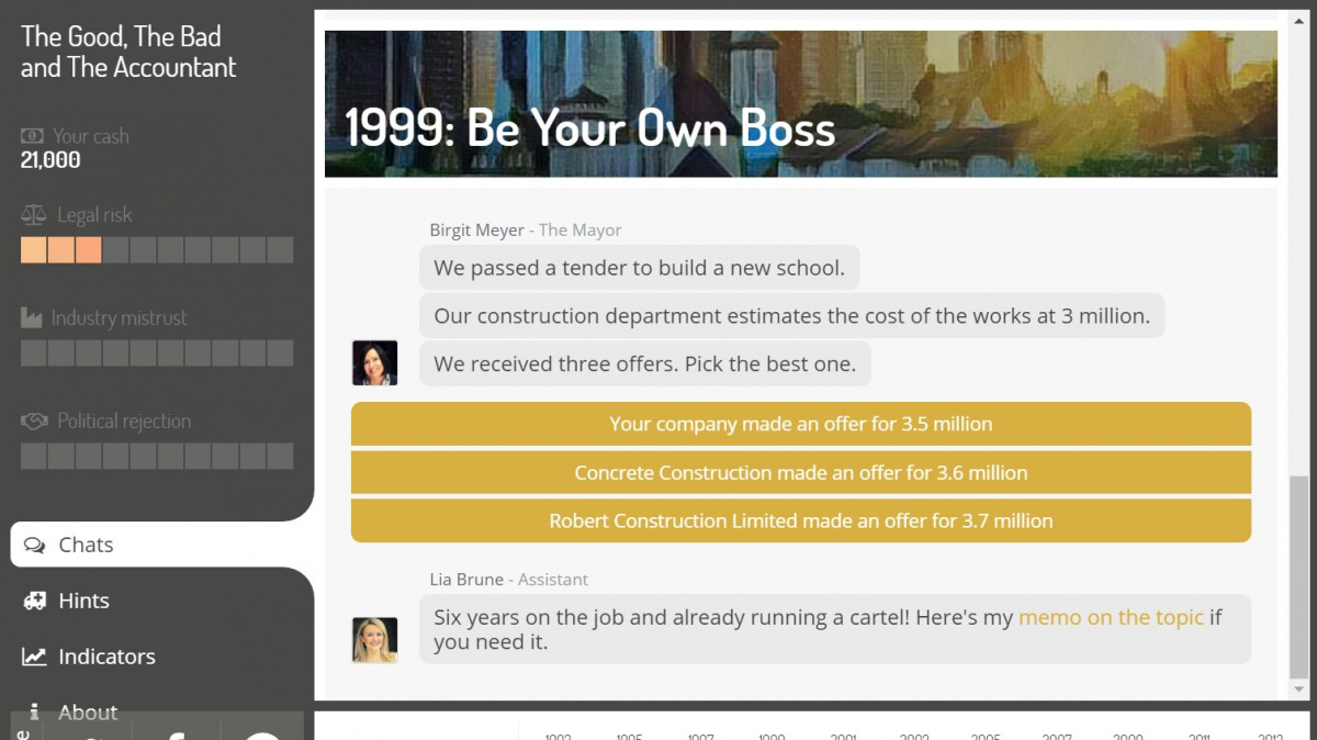 Vyzkoušejte si život ředitele finančního úřadu v Hodný, zlý a účetní