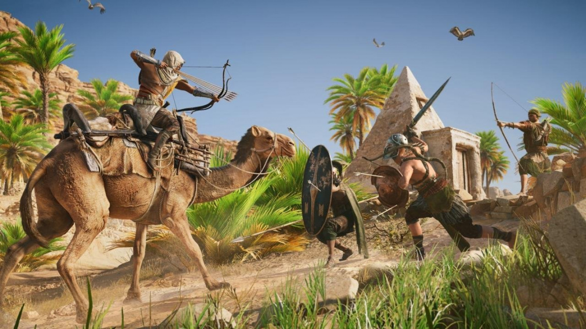 18 minut z hraní Assassin’s Creed Origins ukazuje obsáhlost otevřeného světa mimo hlavní dějovou linii