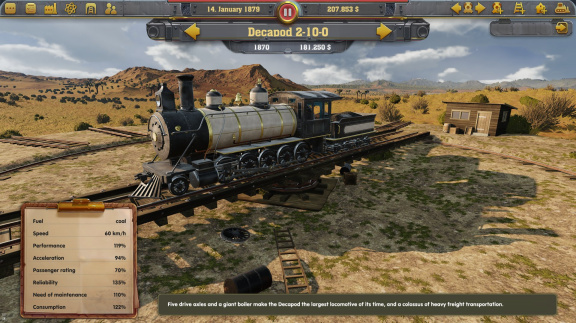 Přijíždí vlakový tycoon Railway Empire - můžete v něm špehovat a přepadávat konkurenci