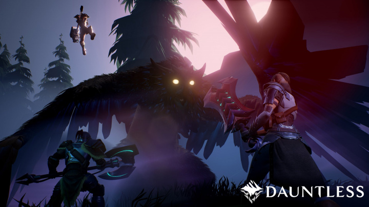 Kooperativní zabíjačka Dauntless předvádí, jak se loví obří sněžné sovy
