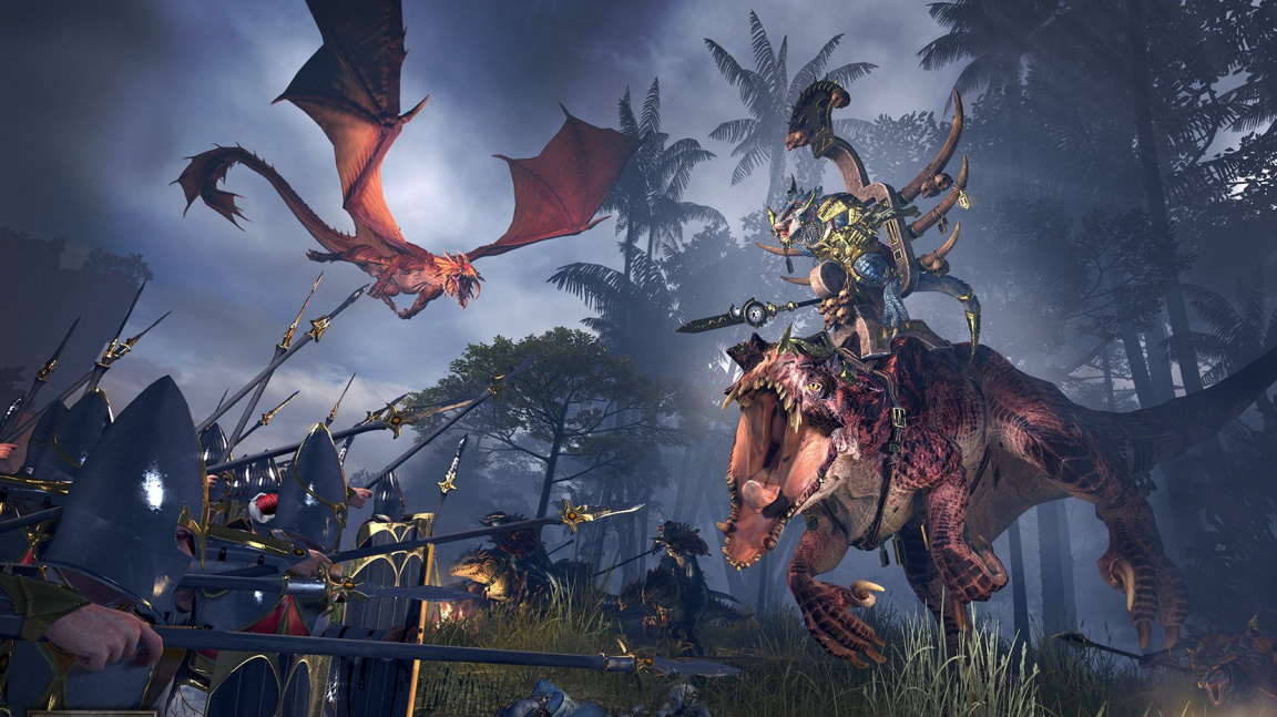 Legie High Elfů čelí v novém videu z Total War: Warhammer II ještěří hordě