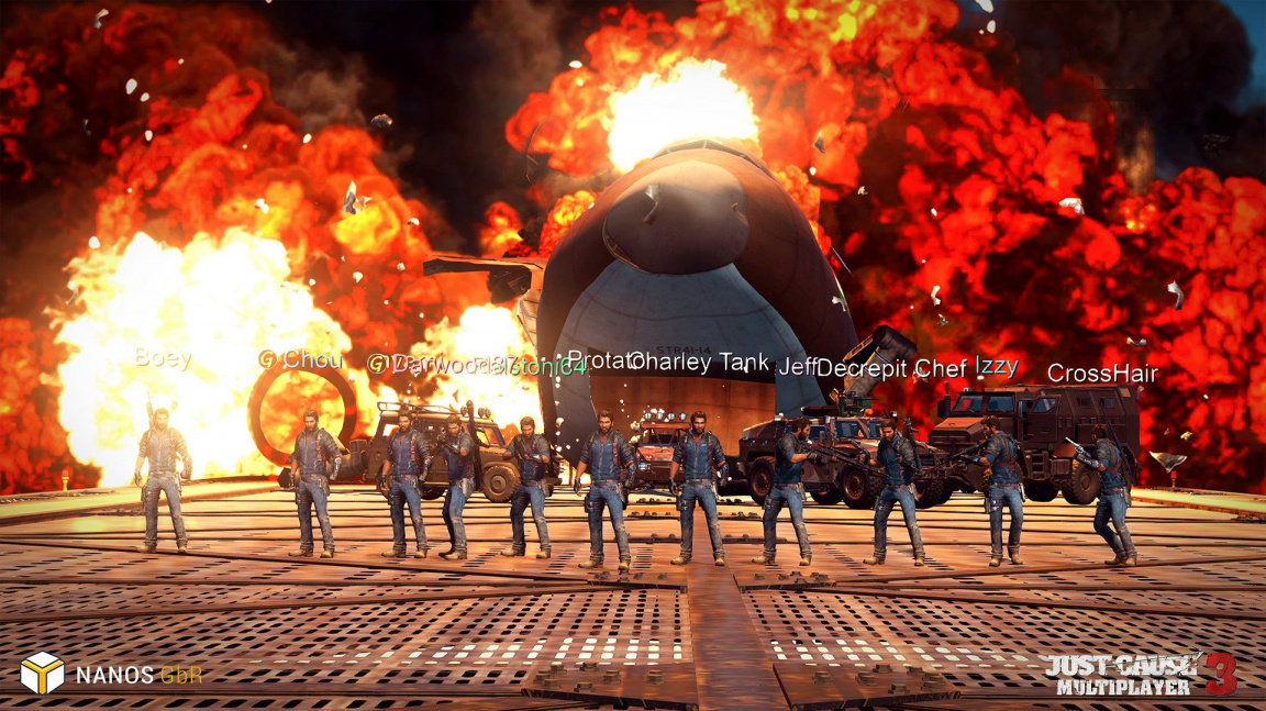 Vychází Just Cause 3: Multiplayer Mod - proleťte se na křídle letadla s partou kamarádů nebo společně zdemolujte základnu
