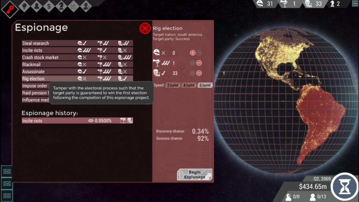 Je na čase být zlý! Ve Spinnortality ovlivňujete média, podplácíte politiky a přivlastňujete si svět