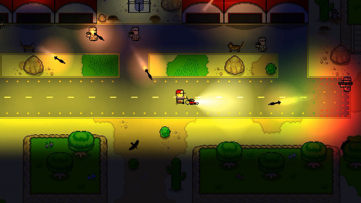 Law Mower je hra pro psychopaty, co chtějí sekačkou rozjezdit hafany a sousedy