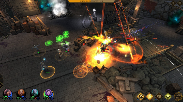 Dokud se neprosekáte skrz armádu tuhých potvor, RPG Tower of Time vás do sklepa nepustí
