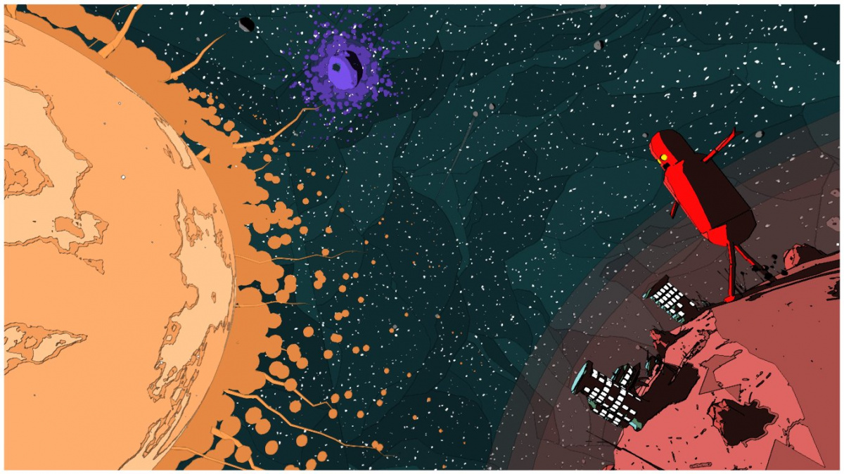 Největším nepřítelem hodného robota Jettomera nejsou ani tak mimozemšťané, jako spíš jeho vlastní rovnováha