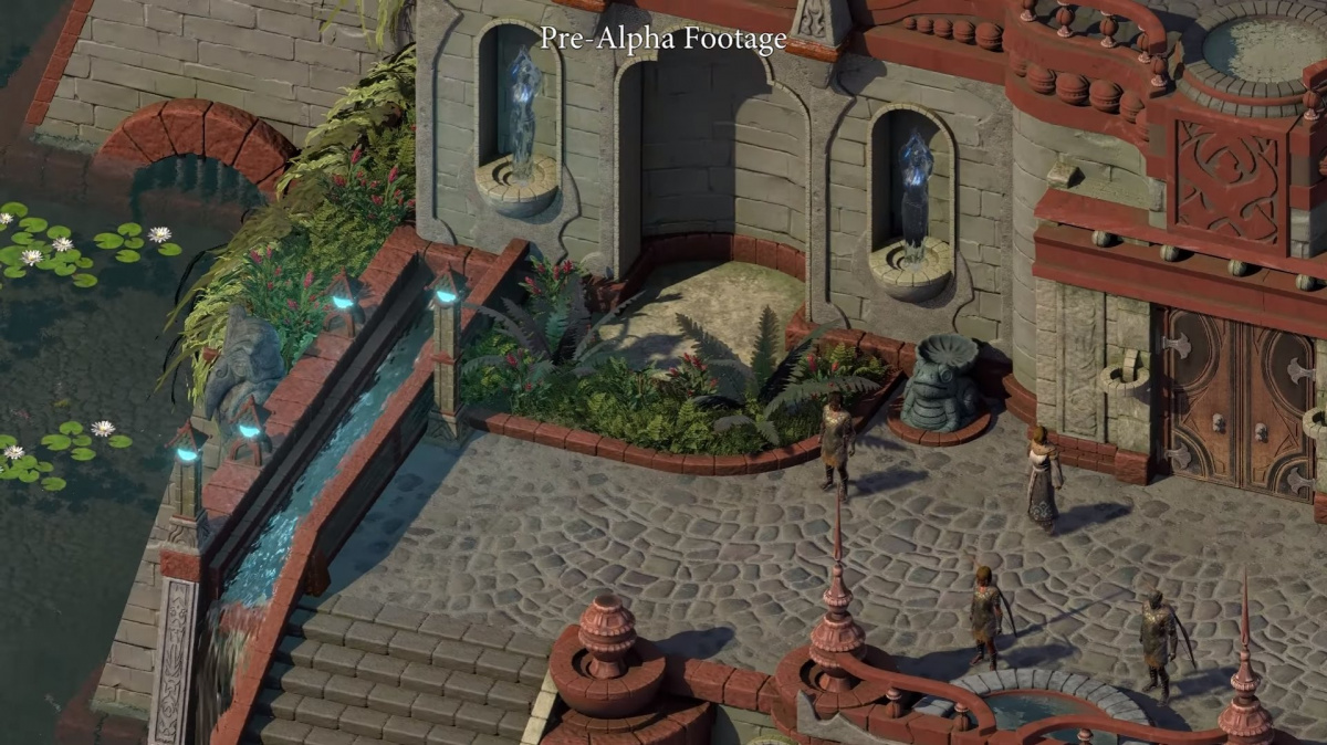 Hlavní město Pillars of Eternity II je tropický ráj lázní, vodopádů a nekonečných možností