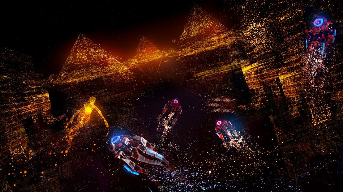Parádní audiovizuální střílečka Rez Infinite se znenadání objevila na PC s podporou VR