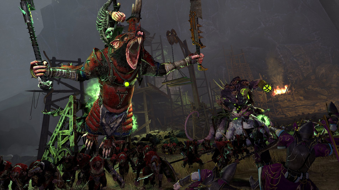 Další hratelnou rasou Total War: Warhammer II jsou krysáčtí skaveni