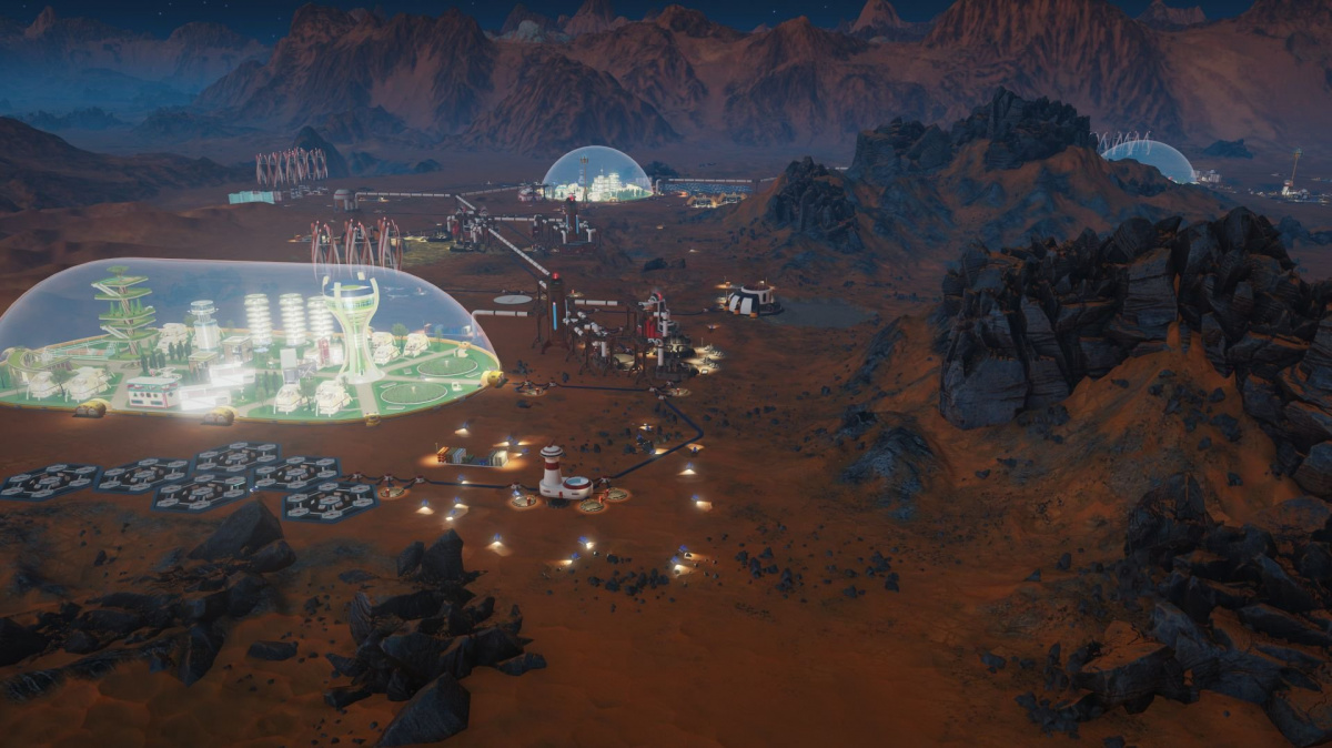 Přistání raketoplánu na rudé planetě v Surviving Mars je naplánováno na půlku března