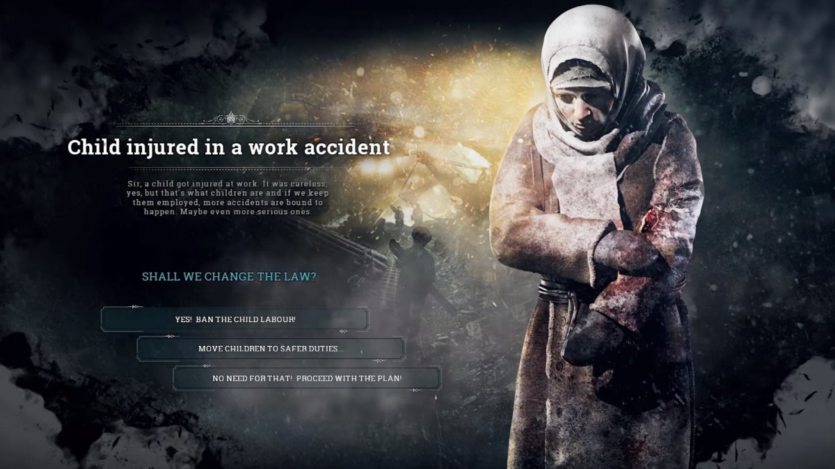 Piliny v jídle a dětská práce. Frostpunk vás připravuje na neradostnou budoucnost