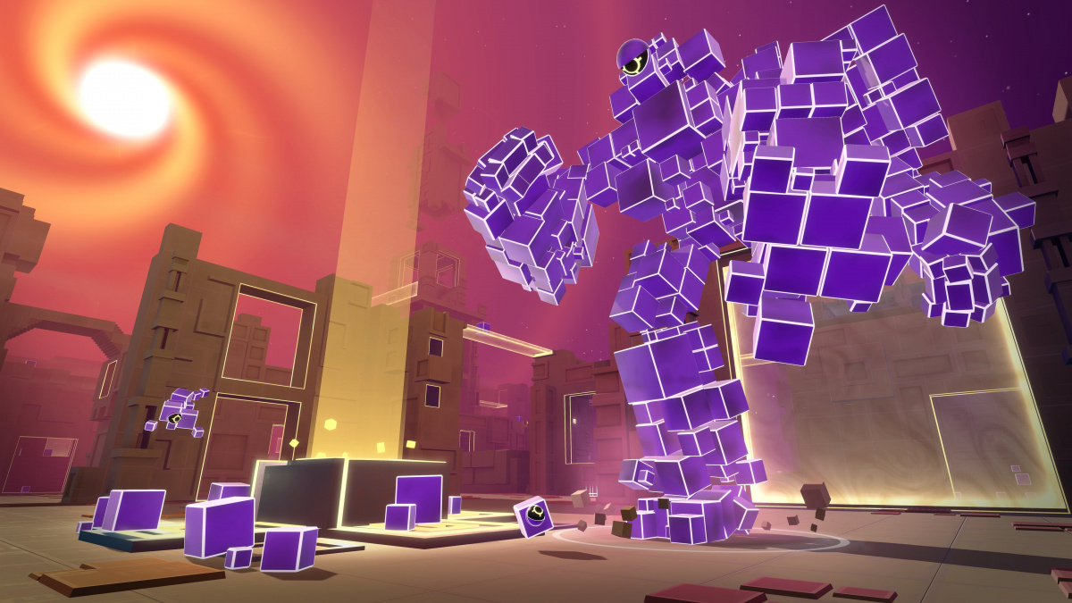 Z malinké kostičky v obrovského robota - tvůrci Go Home chystají překvapivou střílečku Atomega